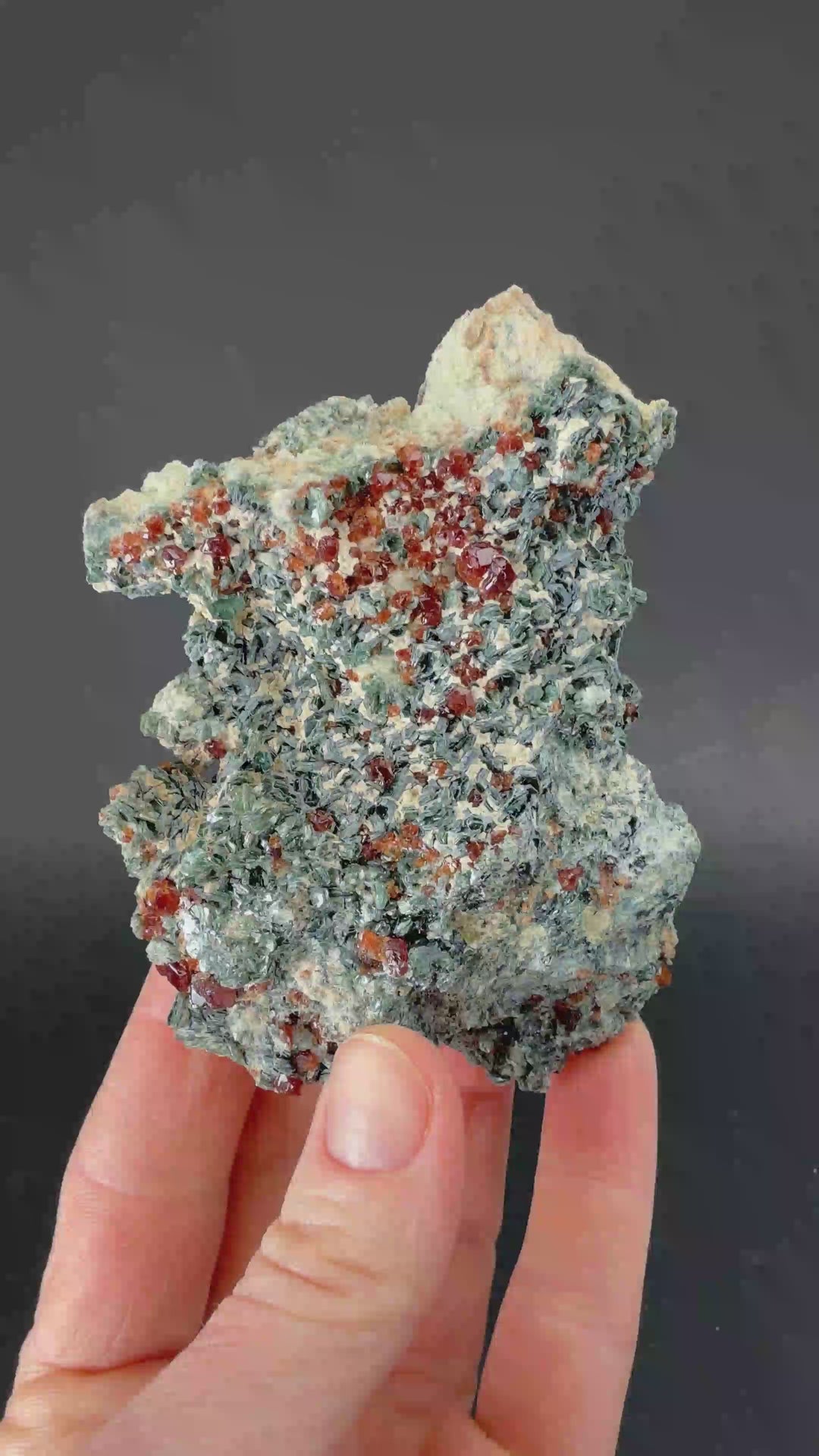 Hessonite Garnet with Clinochlore from Italy TF873