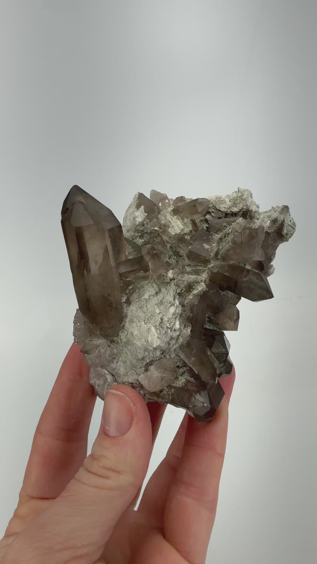 Smoky Quartz Cluster from Mt. Blanc TF2604