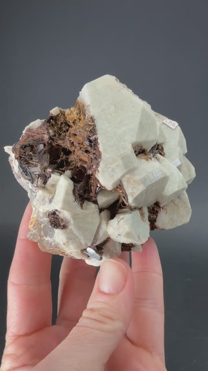 Orthoclase Feldspar with Smoky Quartz from Malawi TD546