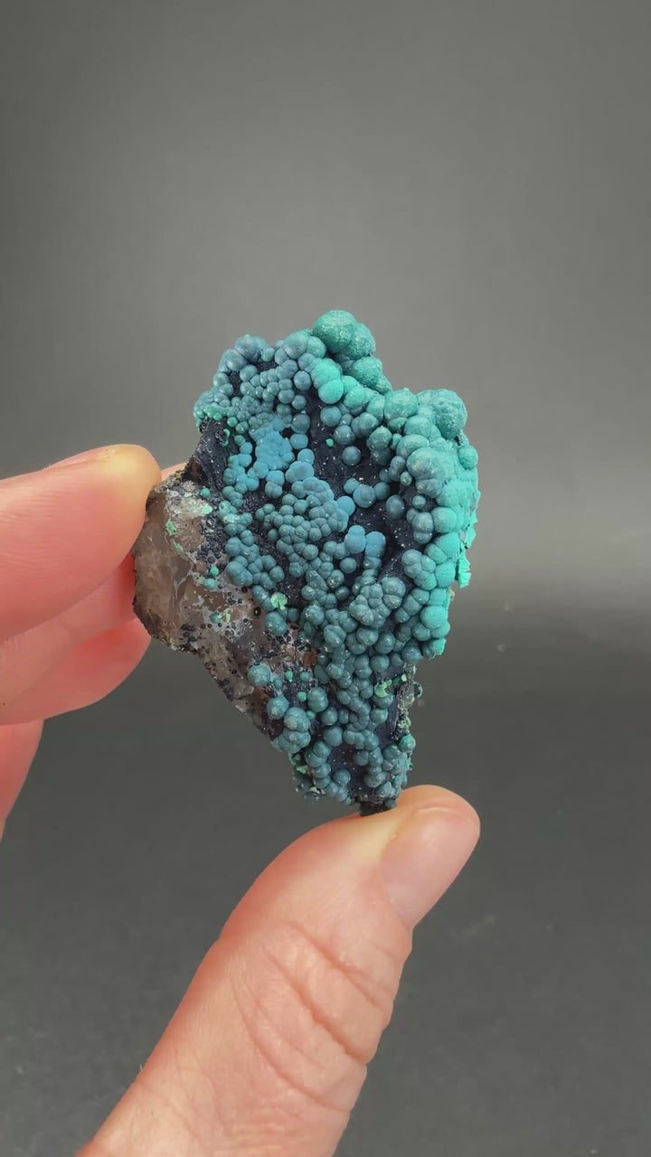 2" Quartz with Chrysocolla from Tentadora Mine DX1525