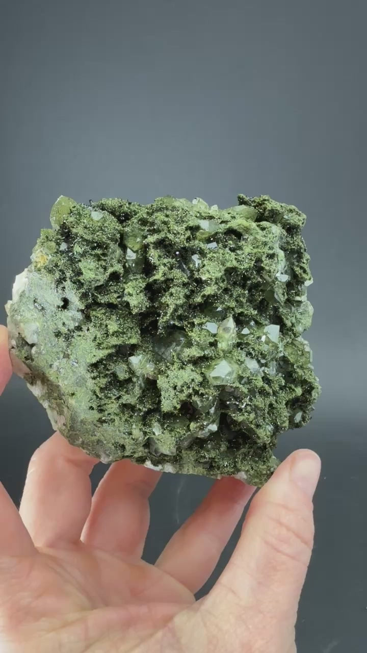 Quartz and Epidote Specimen from Turkey TF3336