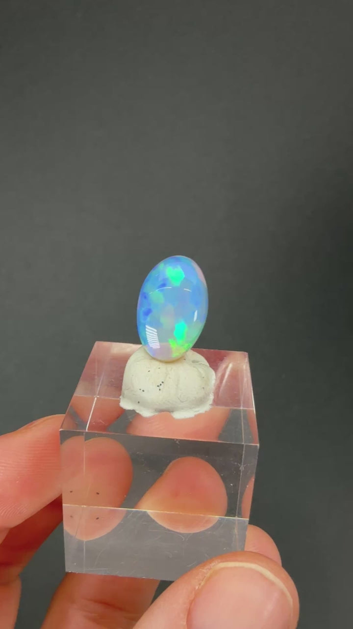 3.85 ct Polished Welo Opal DX2986