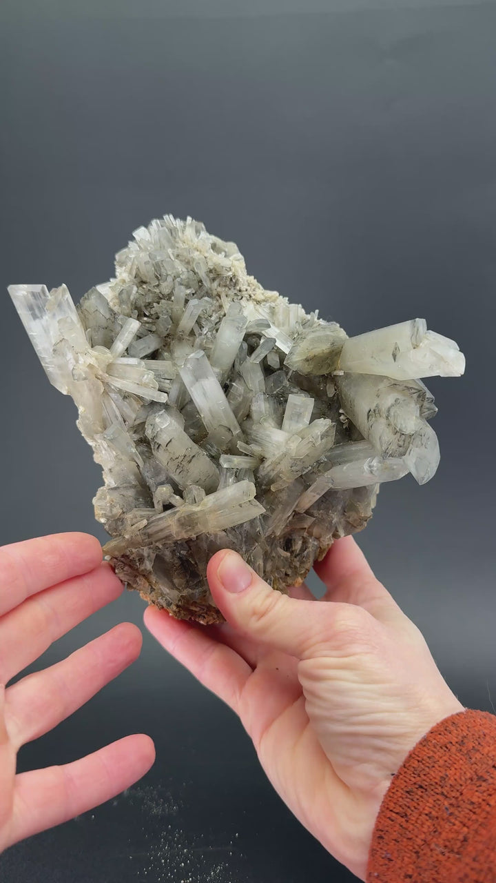 Gypsum Selenite Cluster from Tuscany, Italy TF1982