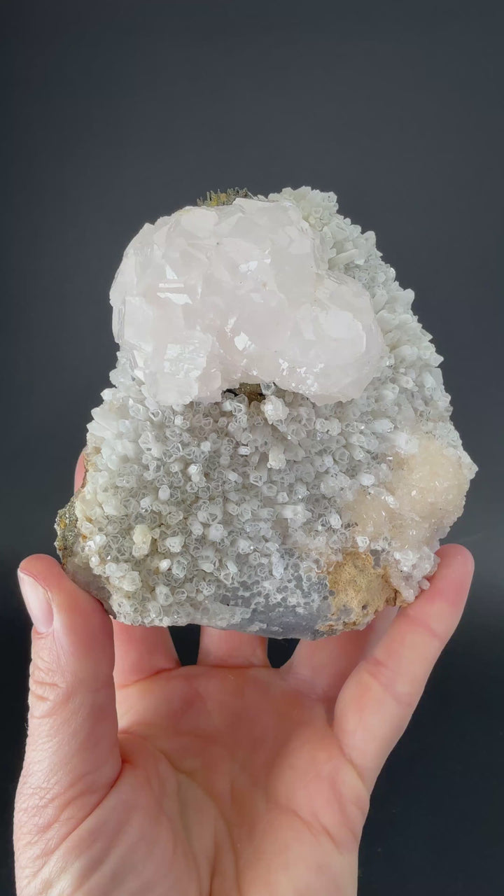 Pyrrhotite and Calcite with Quartz from Kosovo TF2030