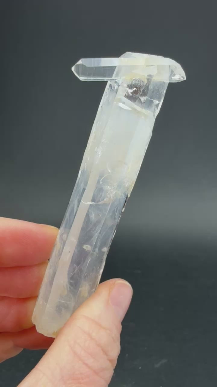 3.5" Blue Smoke Colombian Lemurian TW491