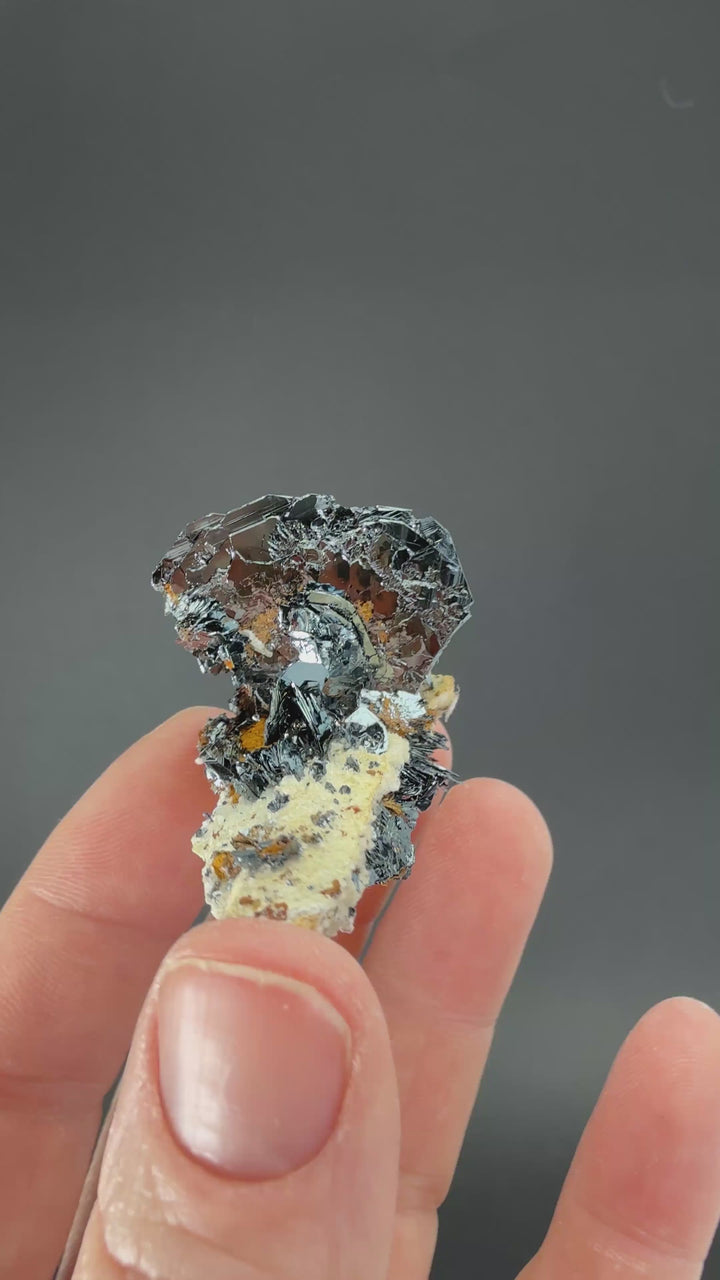 Hematite Rose From Dauphine Alps, France DX3202