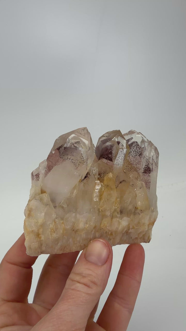 Hematite Phantom Quartz Cluster DM1280