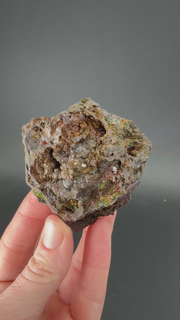 Iridescent Goethite (Turgite) from Mexico DS1451