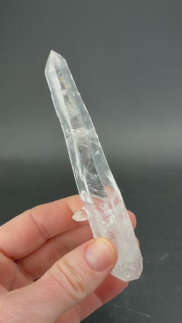4.75" Double Terminated Colombian Lemurian Crystal DS2433