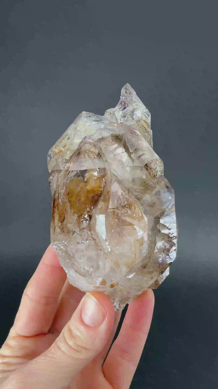 Smoky Skeletal (Elestial) Quartz from Tanzania TD1601