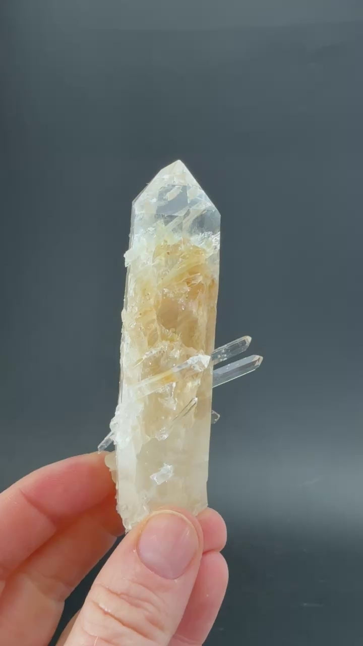 3.5" Blue Smoke Colombian Lemurian TW486