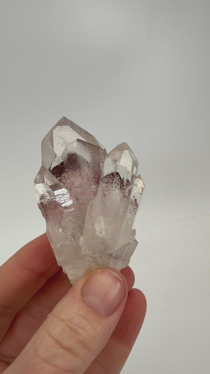 Hematite Phantom Quartz Cluster DM1290