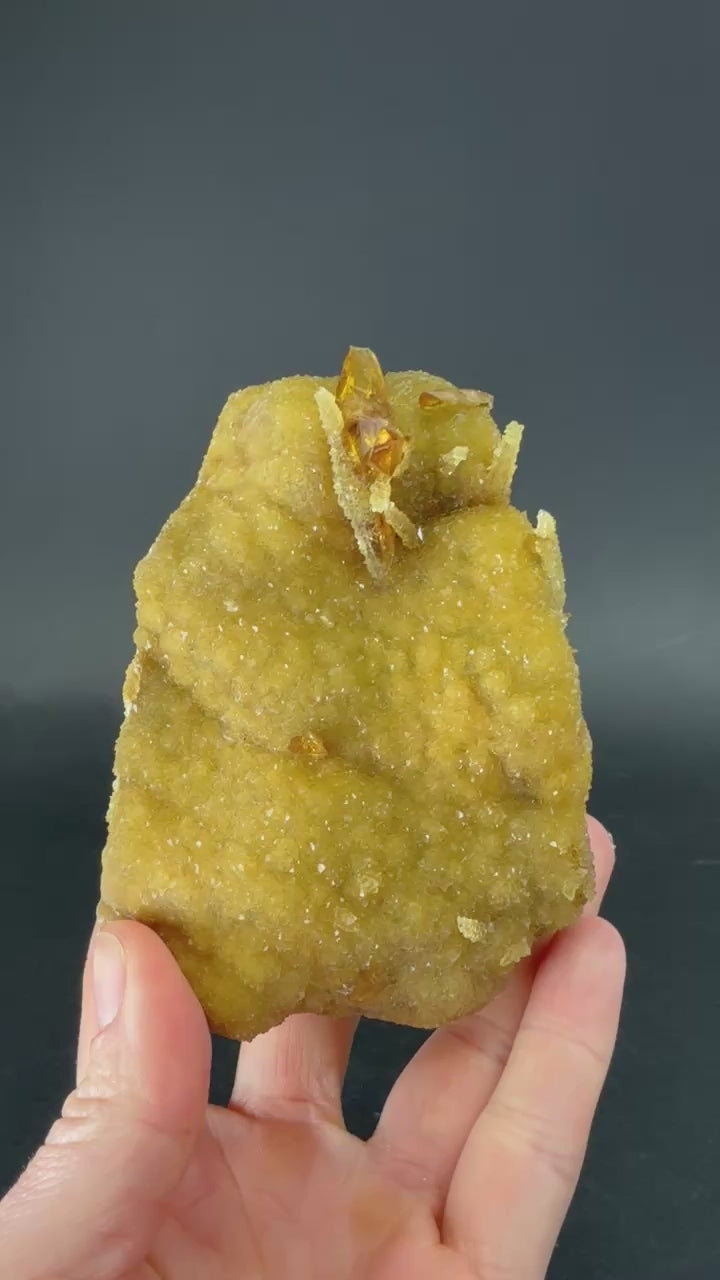 Barite on Calcite from Elk Creek DX467