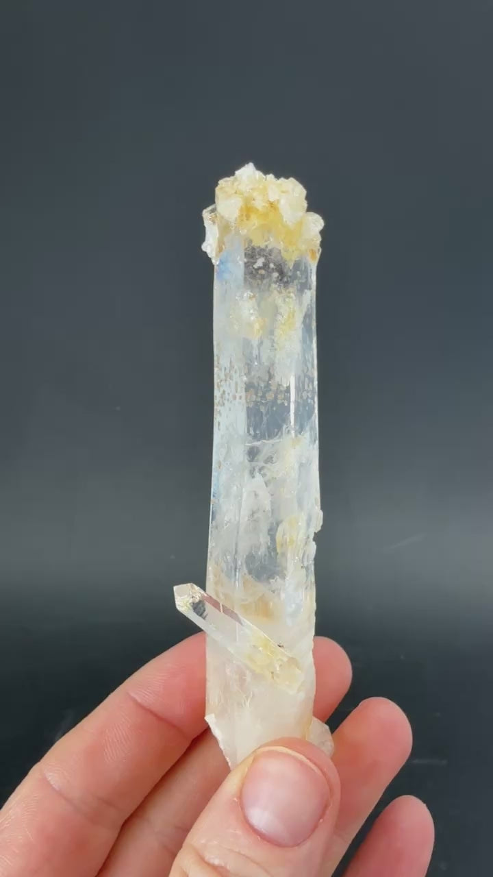 4" Blue Smoke Colombian Lemurian TW523