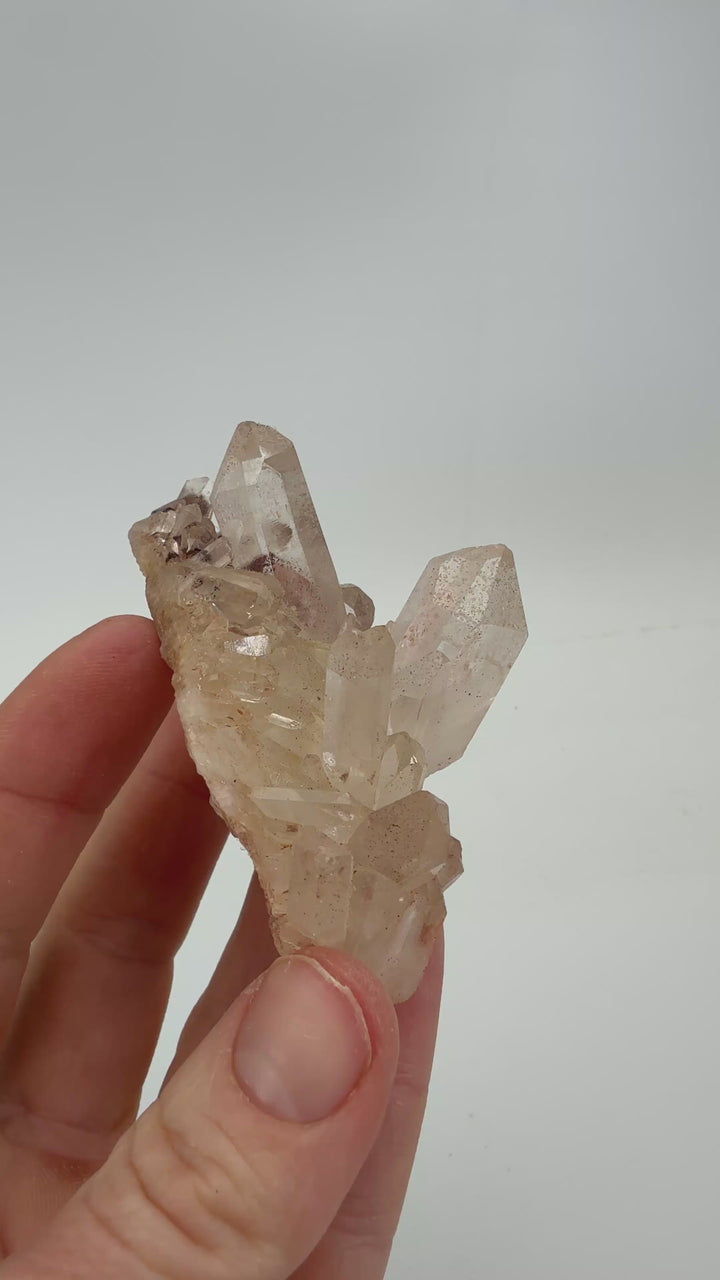 Hematite Phantom Quartz Cluster DM1286