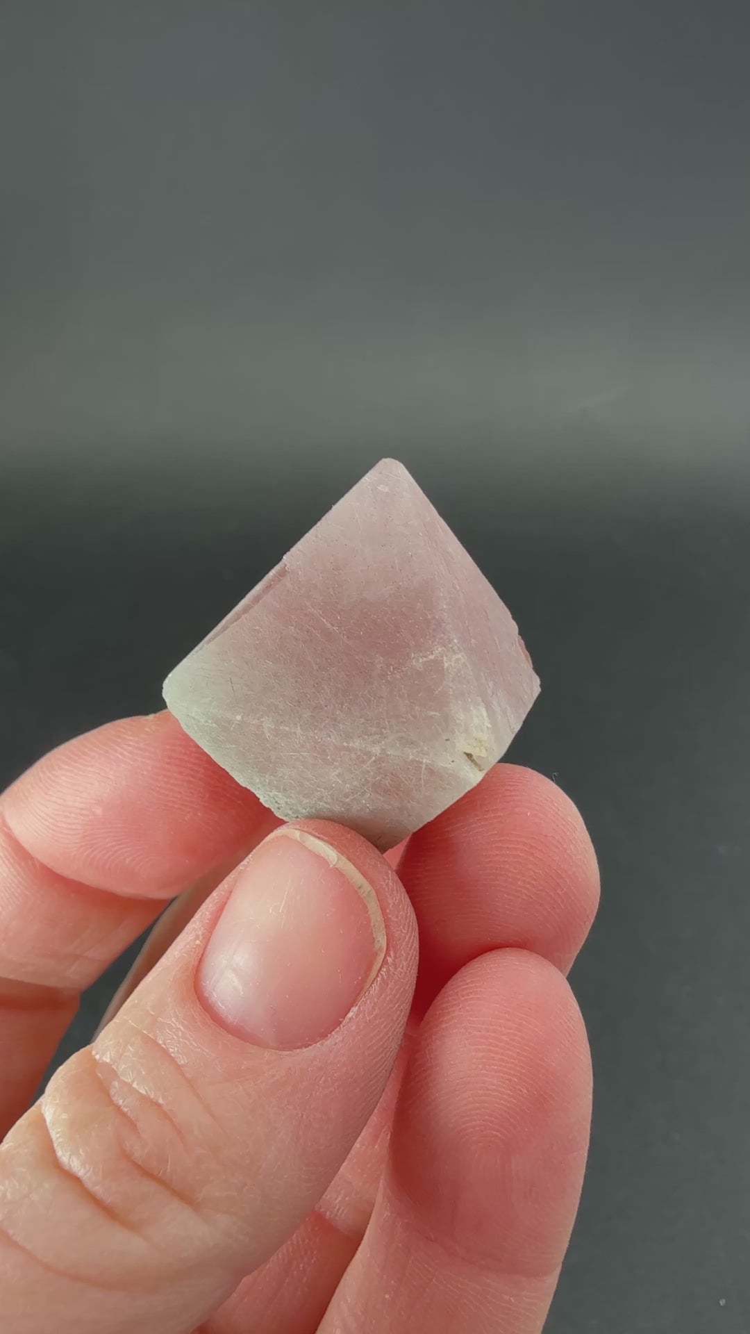 Octahedral Pink Fluorite with Bissolite from Inner Mongolia TD1936