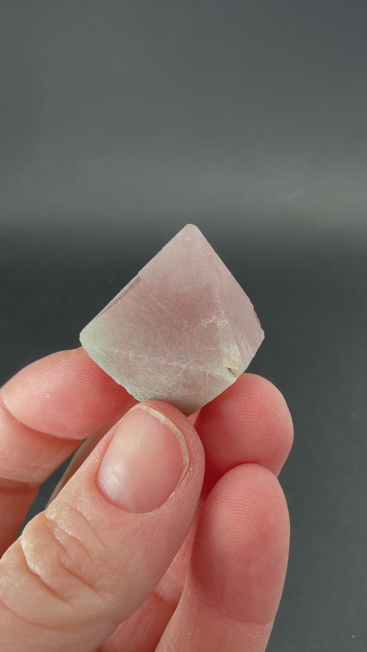 Octahedral Pink Fluorite with Bissolite from Inner Mongolia TD1936