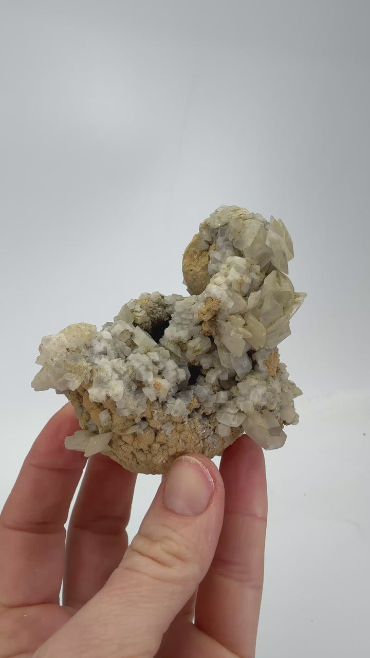 Siderite with Calcite from Dalnegorsk, Russia DS2570