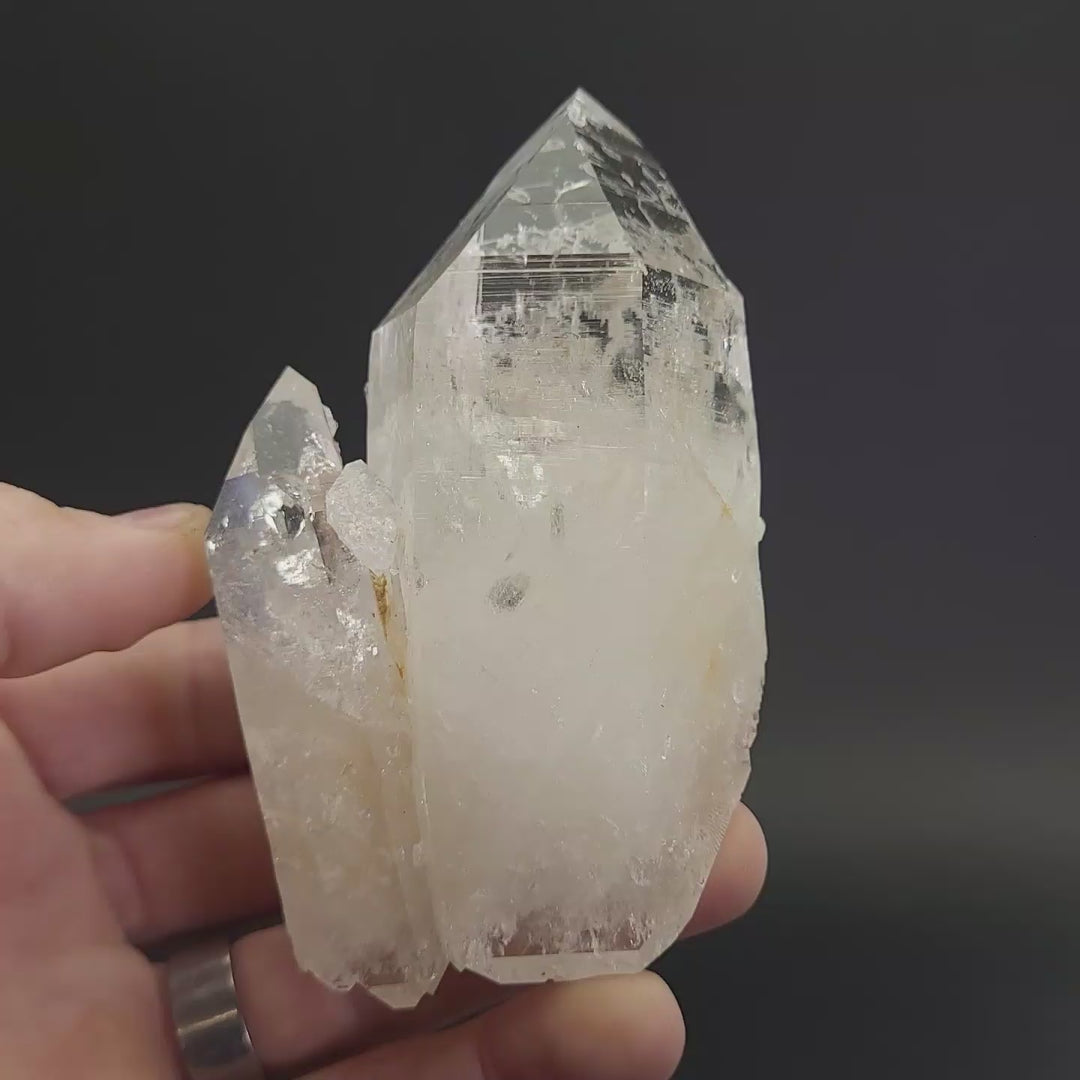 4.5" Double Terminated Colombian Lemurian Crystal TF2782