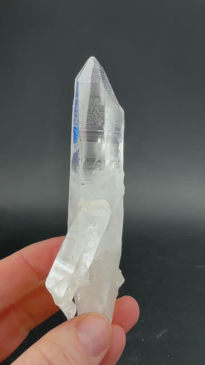 4" Colombian Lemurian Crystal TF3341