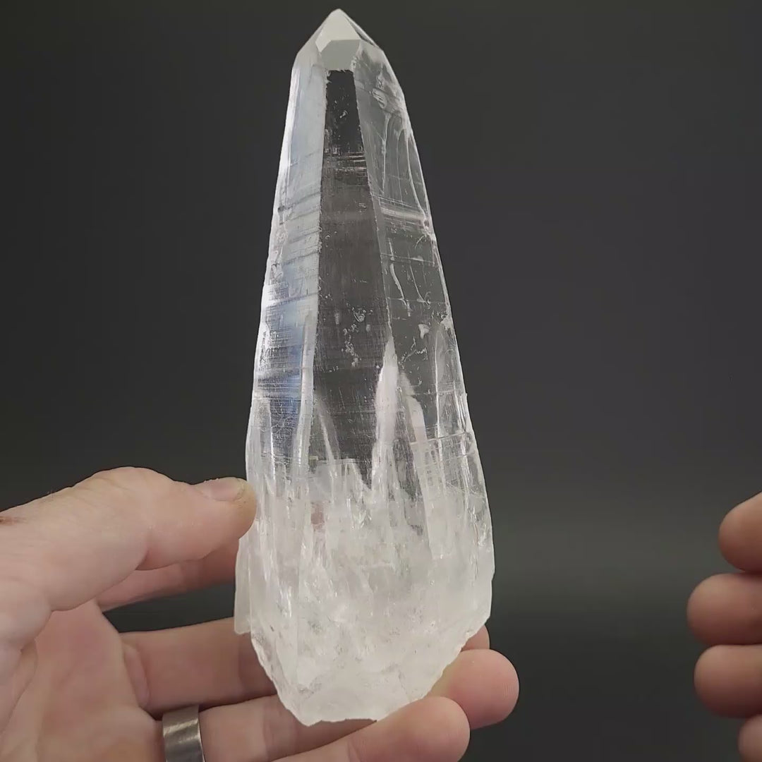 6" Colombian Lemurian Crystal TC1739