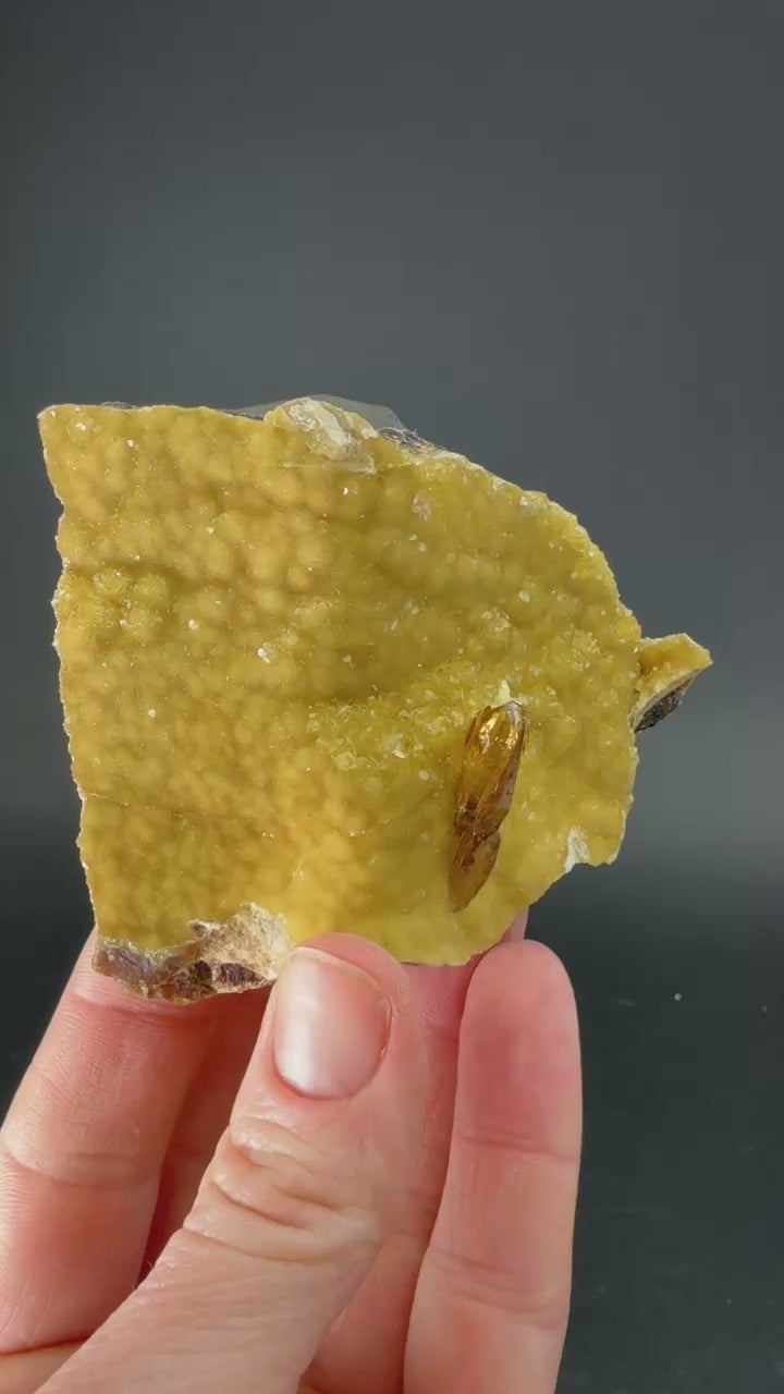 Barite on Calcite from Elk Creek DX474