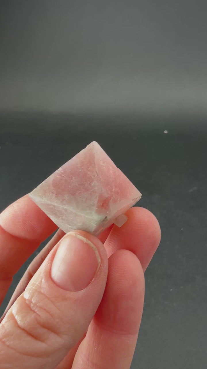 Octahedral Pink Fluorite with Bissolite from Inner Mongolia TD1923