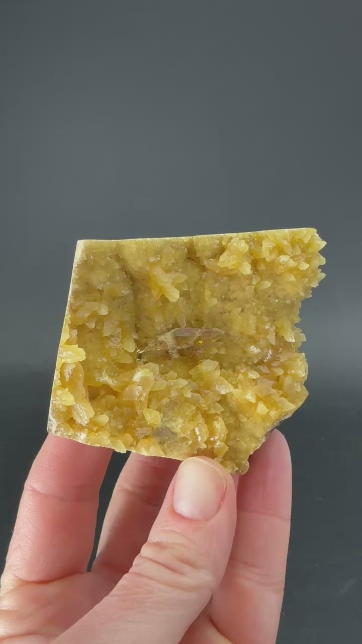 Barite on Calcite from Elk Creek DX462