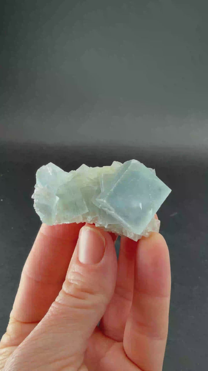 Blue Fluorite from Sicily, Italy TD2055