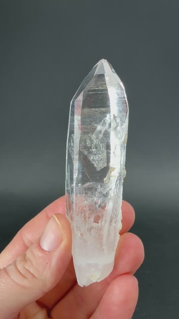 3.5" Colombian Lemurian Crystal TW219