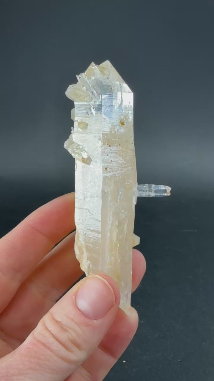 4" Blue Smoke Colombian Lemurian TW498