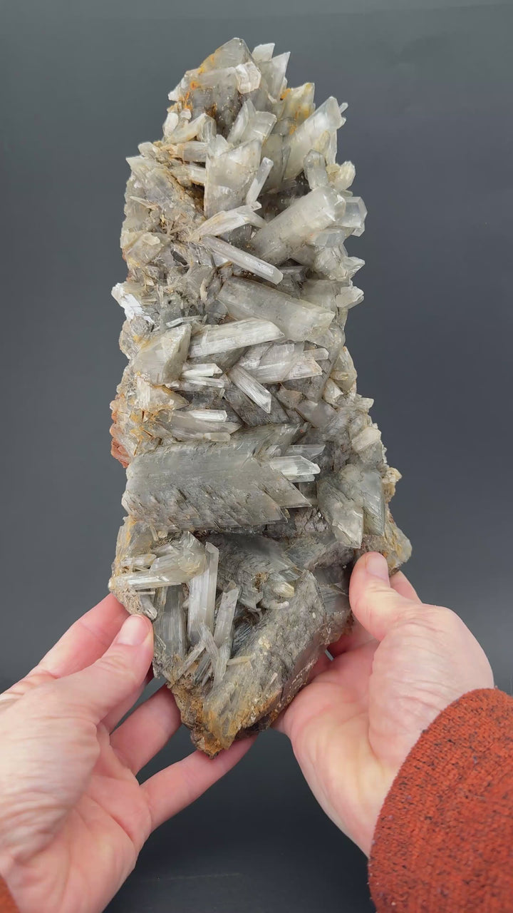 Gypsum Selenite Cluster from Tuscany, Italy TF1981