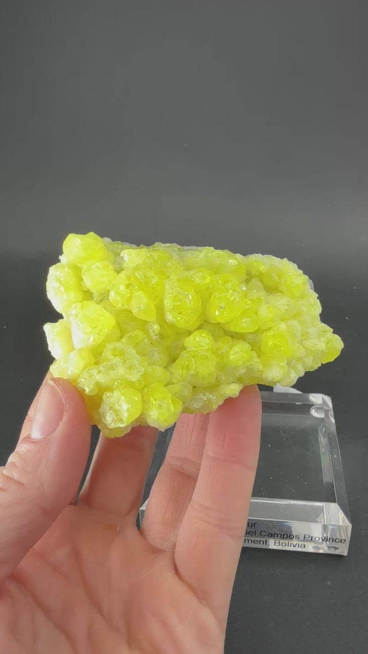 Sulfur Crystal Cluster from Bolivia TD3111