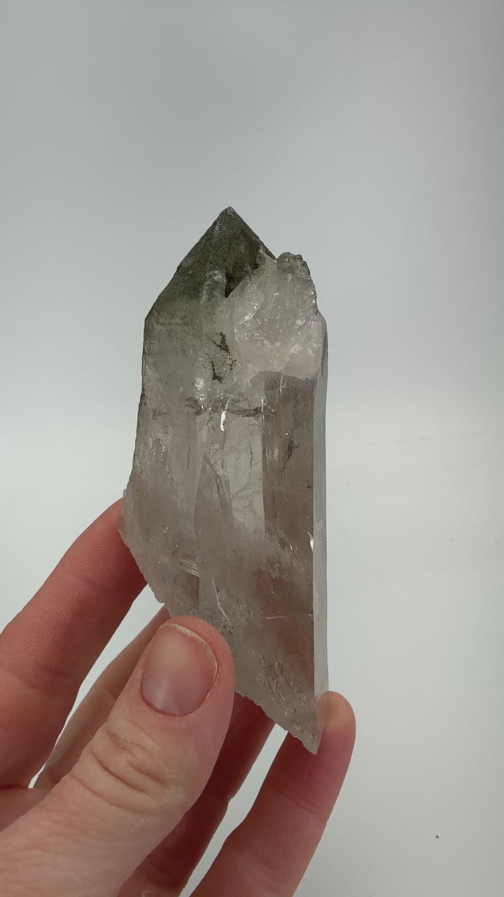 Smoky Quartz with Chlorite from Switzerland TF964