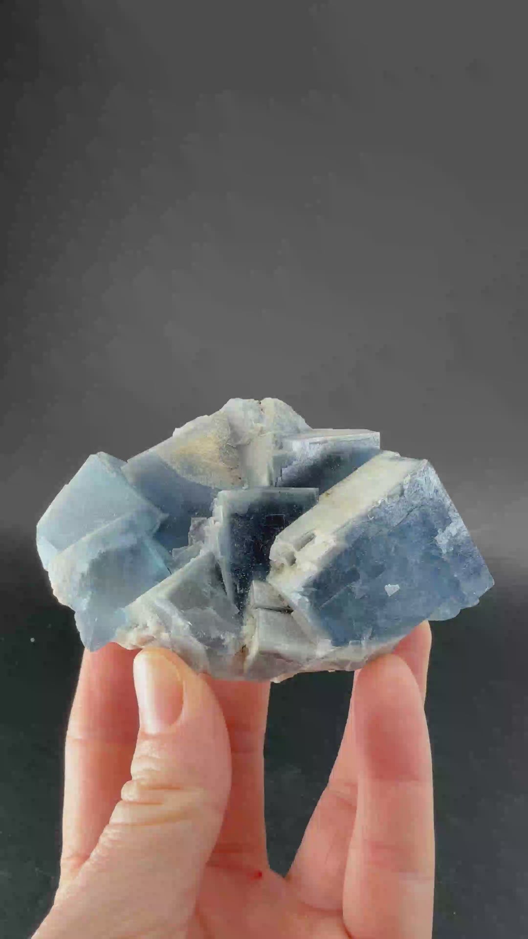 Blue Fluorite from Sicily, Italy DX2392