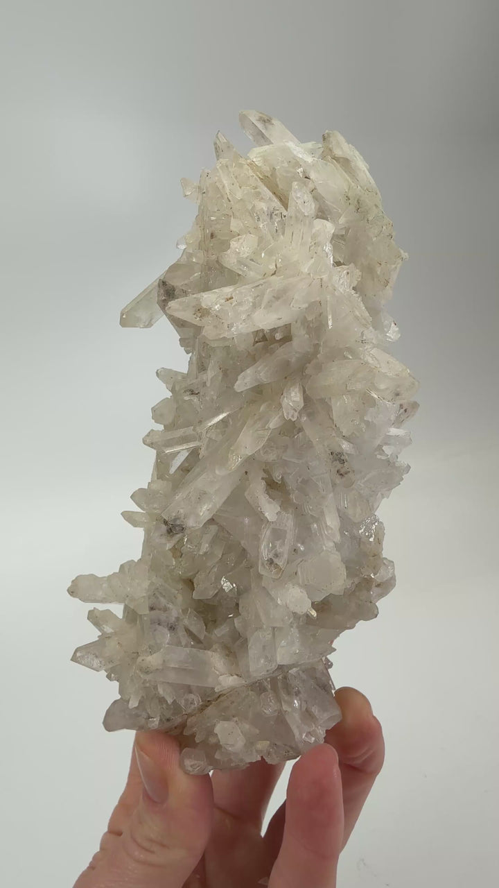 Quartz pseudomorph after Danburite from Bor Mine, Russia DX890