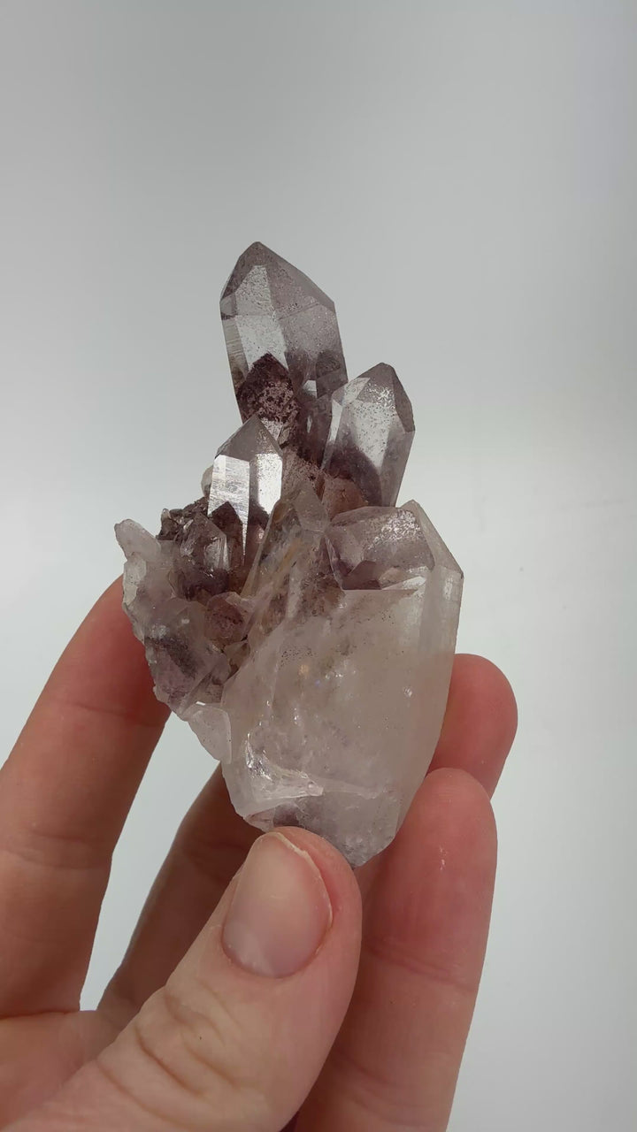 Hematite Phantom Quartz Cluster DM1289