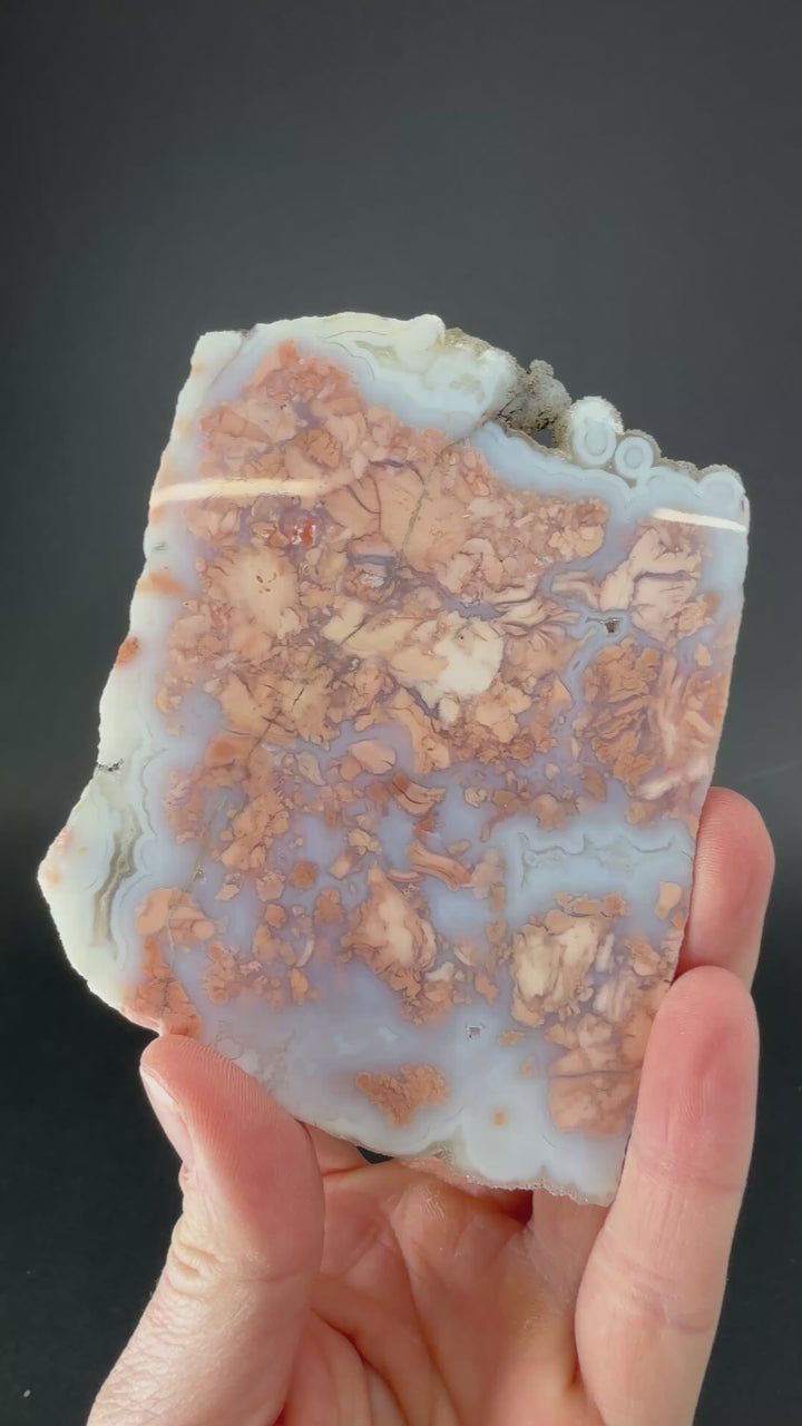 Cotton Candy Agate Slab DS1023