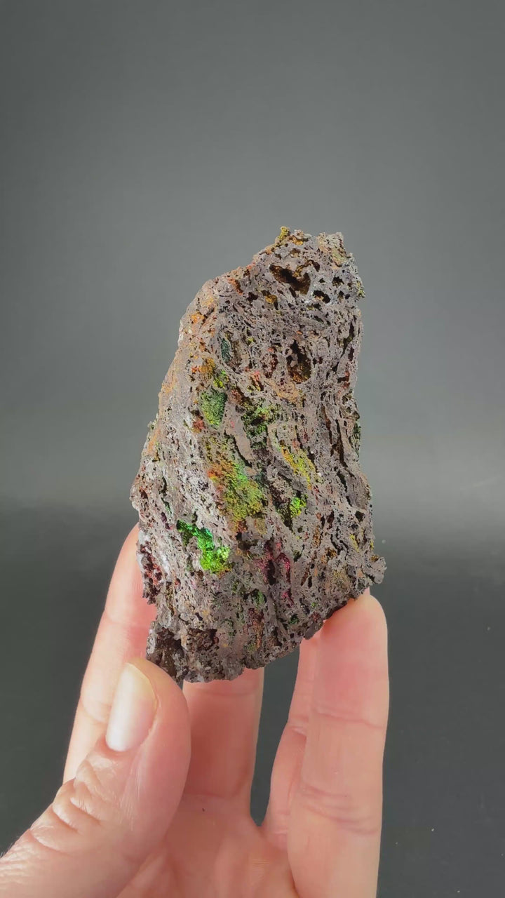 Iridescent Goethite (Turgite) from Mexico DS1454