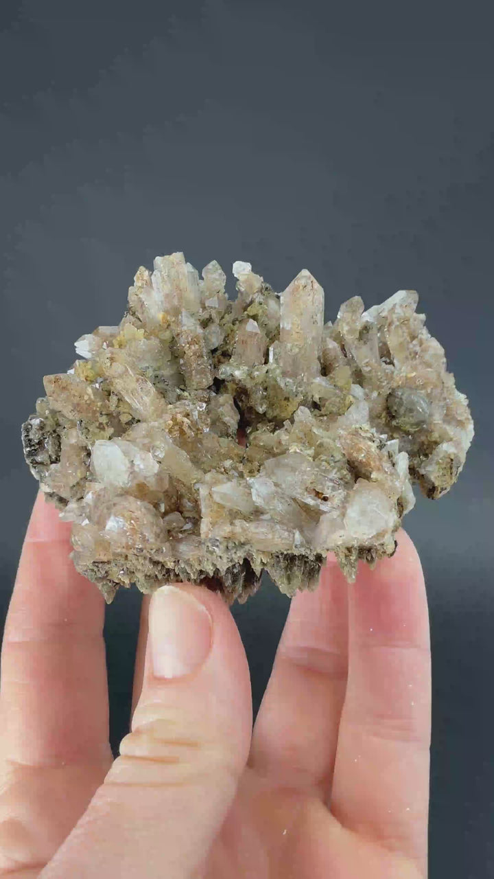 Quartz with Calcite from Bor Mine TF2676
