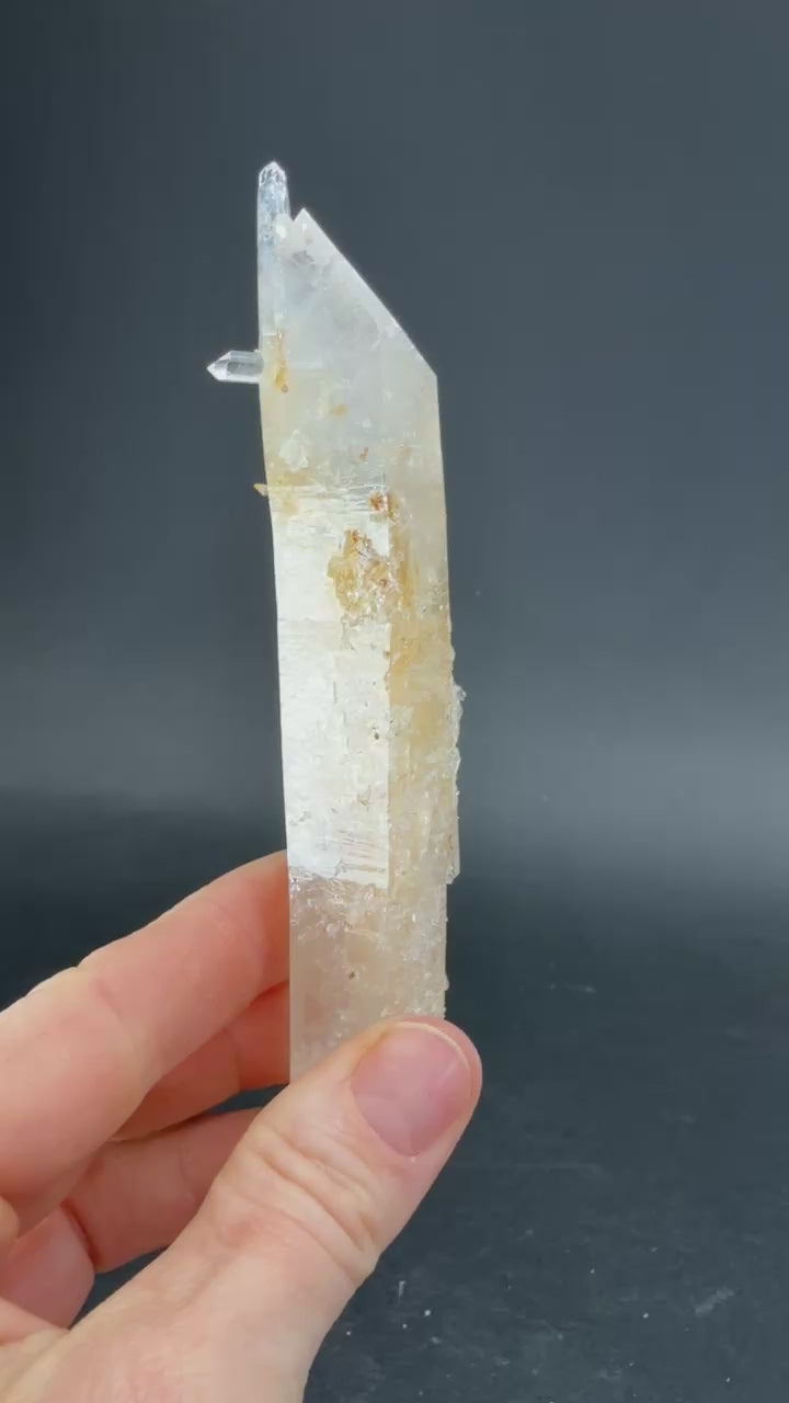 5" Double Terminated Blue Smoke Lemurian TW490