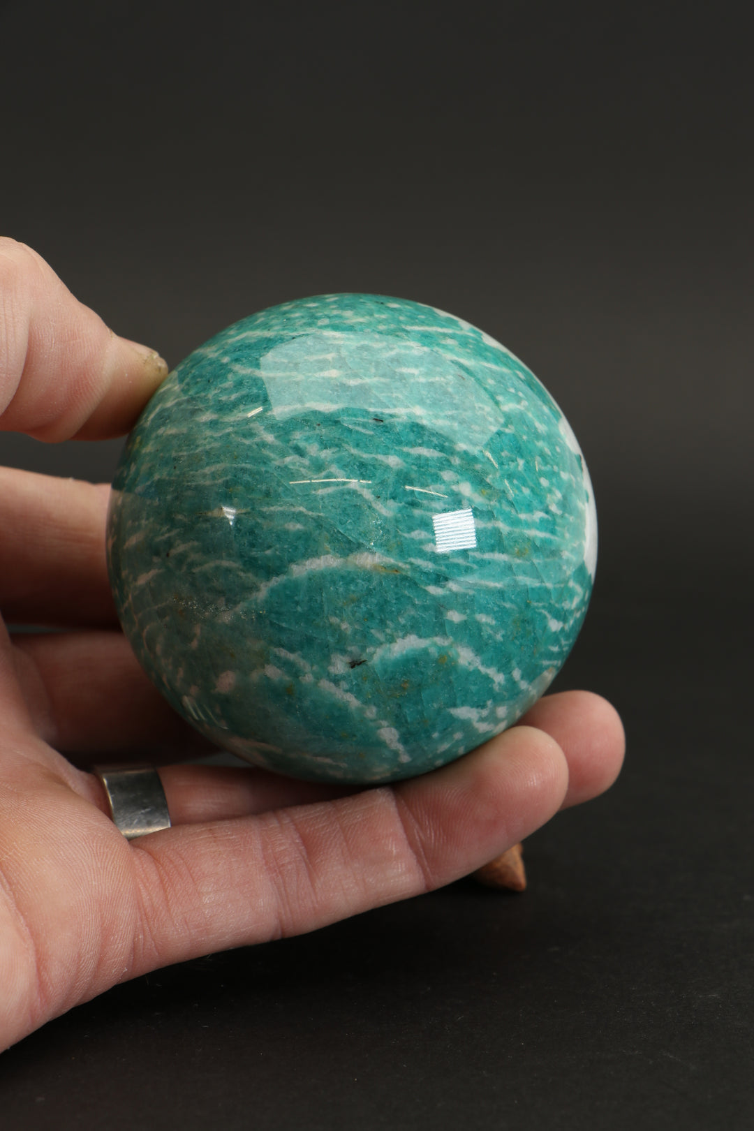 2.75" Russian Amazonite Sphere TF98