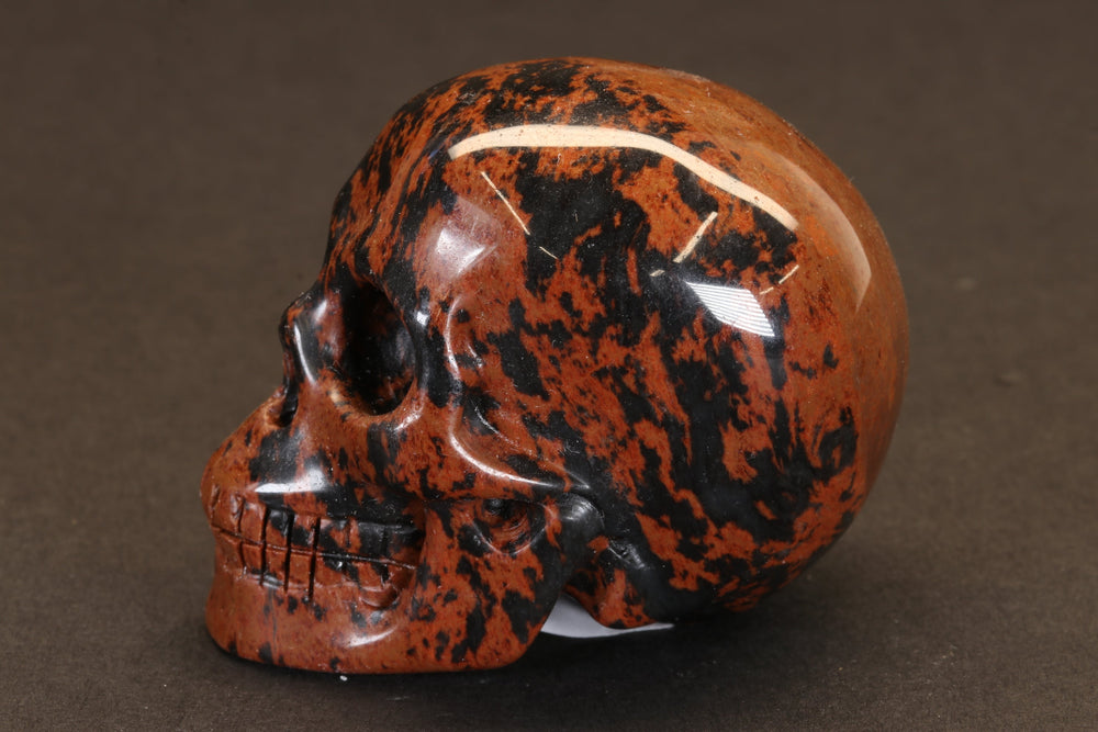 Mahogany Obsidian Skull AB2418