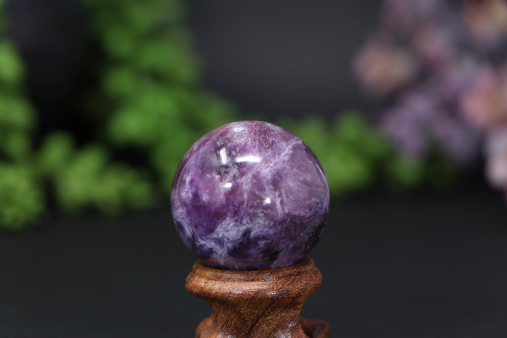 33mm Charoite Sphere DA1718