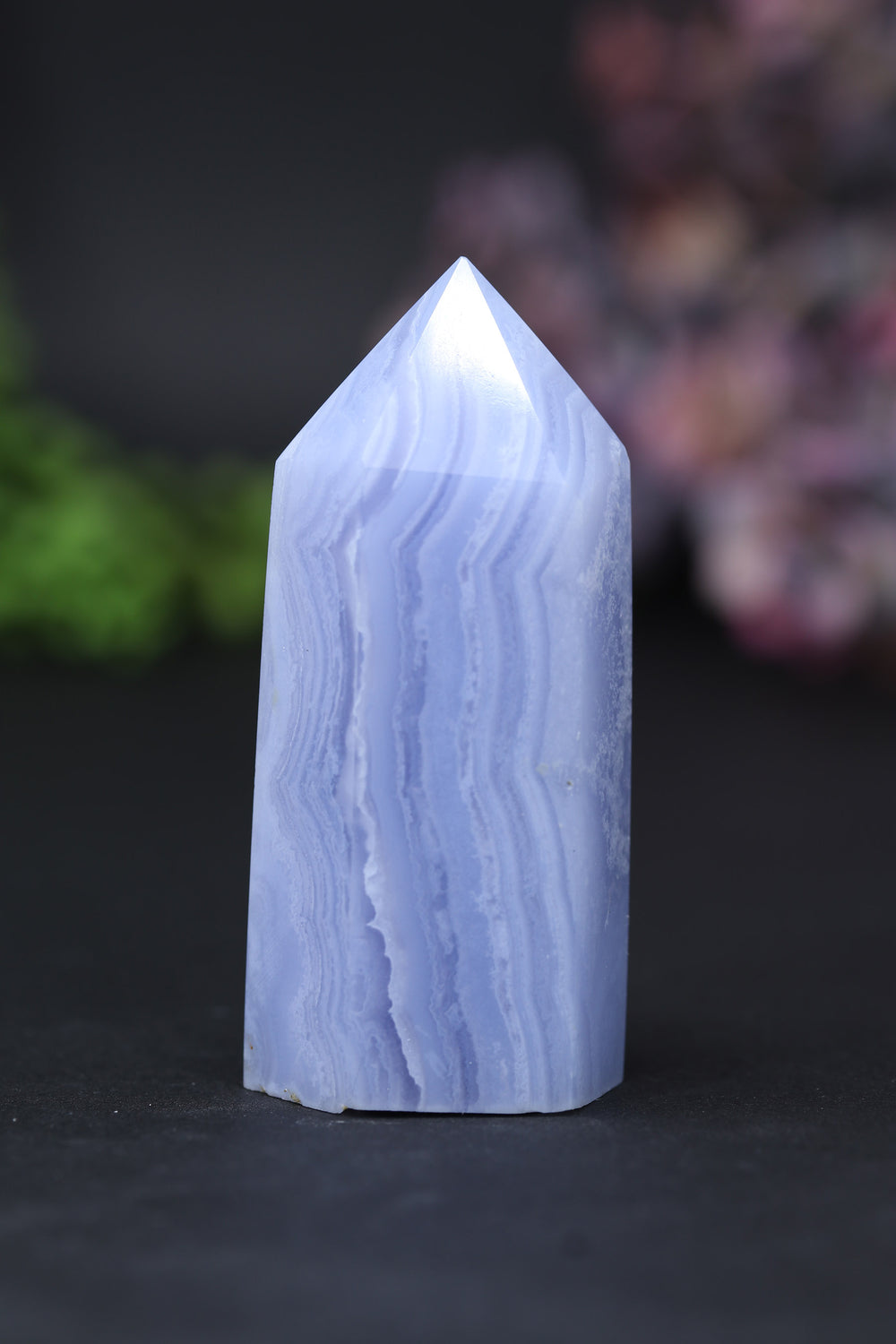 2.4" Blue Lace Agate Tower DD060