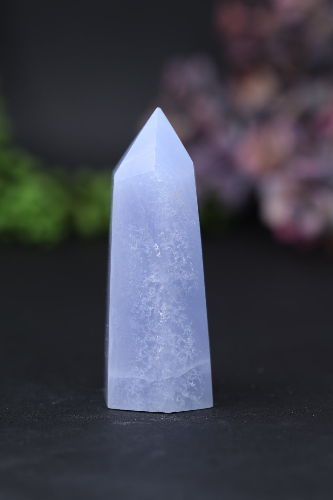 2.3" Blue Lace Agate Tower DD065