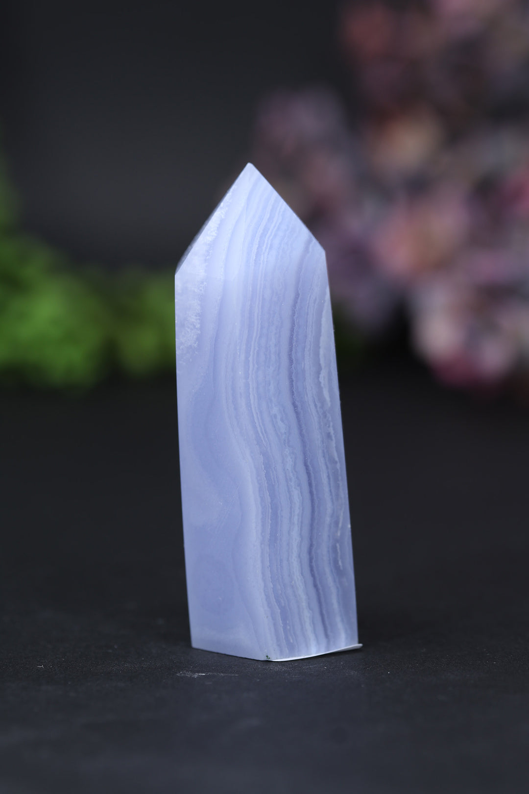 2.4" Blue Lace Agate Tower DD079
