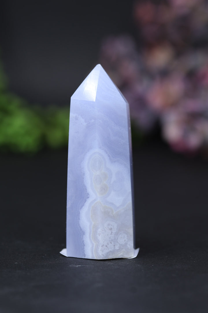 2.4" Blue Lace Agate Tower DD079