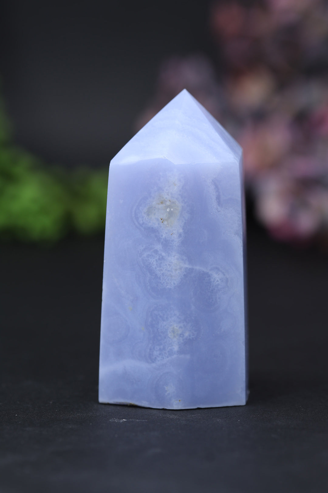 2.5" Blue Lace Agate Tower DD084