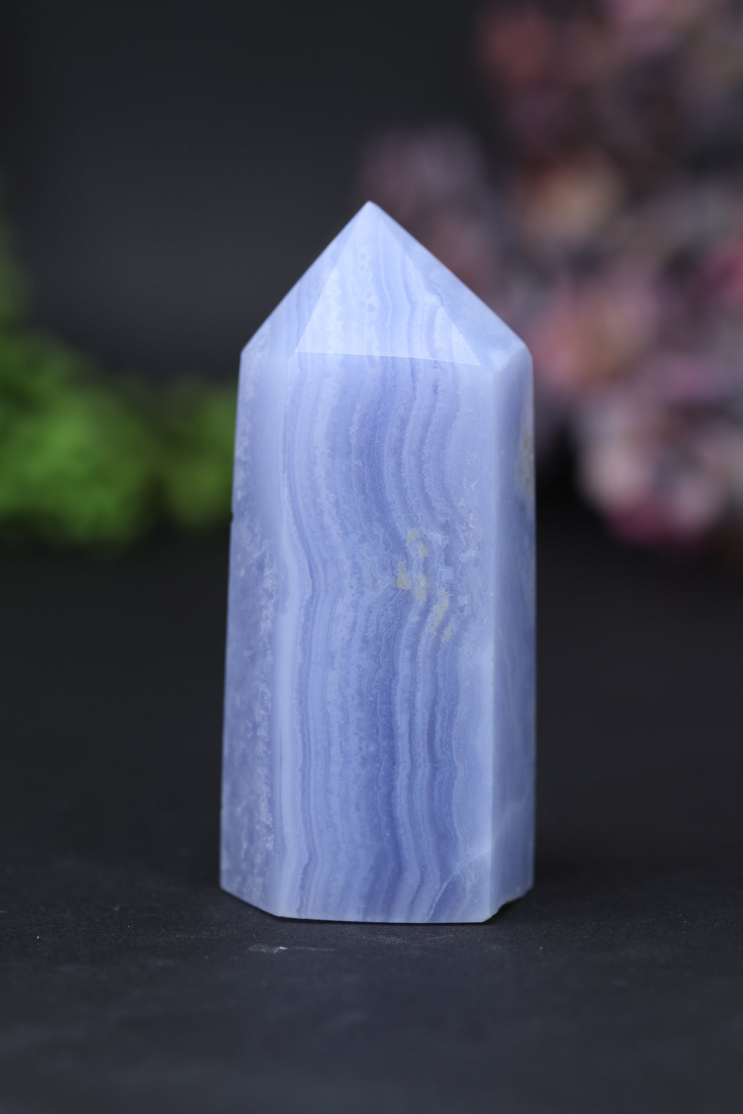 2.5" Blue Lace Agate Tower DD084